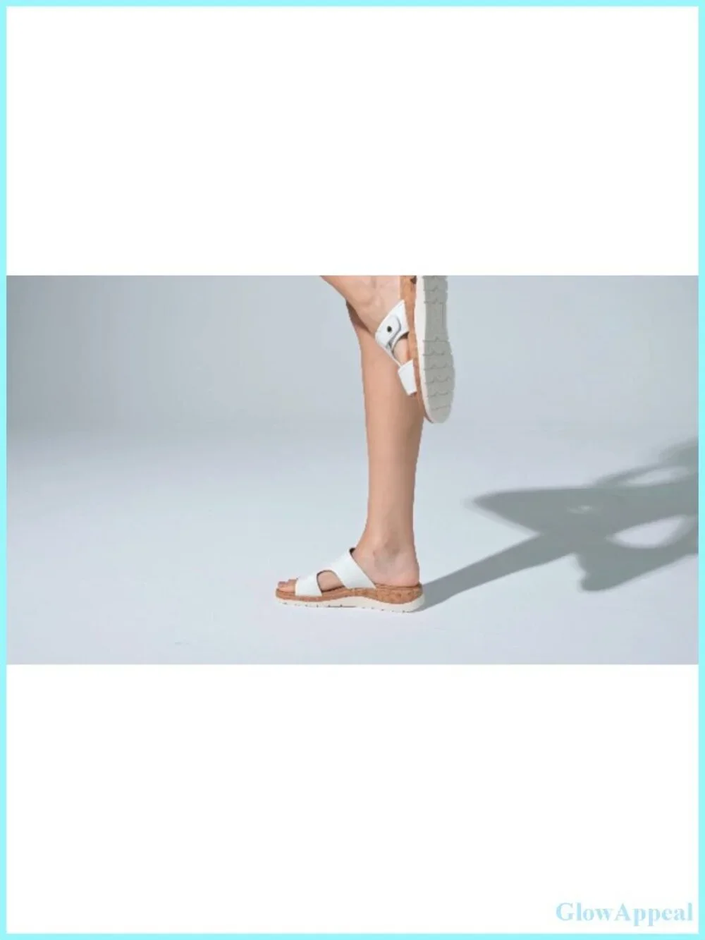 Womens Platform Slide Sandals Orthopedic Arch Support Hook Loop